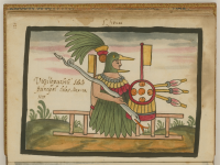 Huitzilopochtli. From the [[Tovar Codex]]